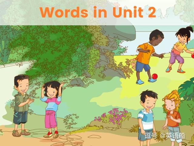 单词闪卡 Unit 2 | 小学英语人教新起点三年级上册