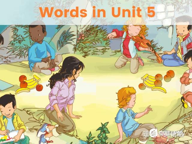 单词闪卡 Unit 5 | 小学英语人教新起点四年级下册